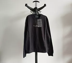 John Richmond Stoccolms HMA20128FE Men's Black Sweatshirt England size XL - Picture 1 of 9