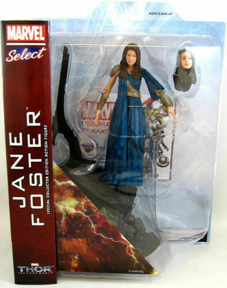 Figura de acción Marvel Select Thor 2 Jane Foster [PAQUETE DAÑADO] 13a9 Foto 1 de 1