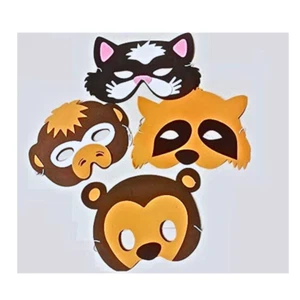 Children's Foam Animal Masks Party Loot Bag Filler Assorted Styles 4/8/12 New - Picture 1 of 2