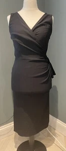 stop staring black pencil dress XL 14 UK pin up - Picture 1 of 6