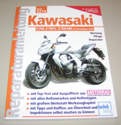 Manual de Reparación Kawasaki Z 750 , Z 750 S, ABS - Desde Año Modelo 2004 - Imagen 1 de 2