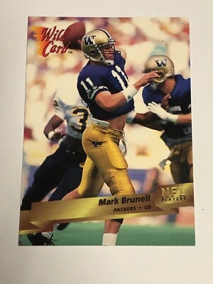 1993 Wild Card #135 MARK BRUNELL Rookie RC Green Bay Packers $$ HOT $$ - Image 1 of 2