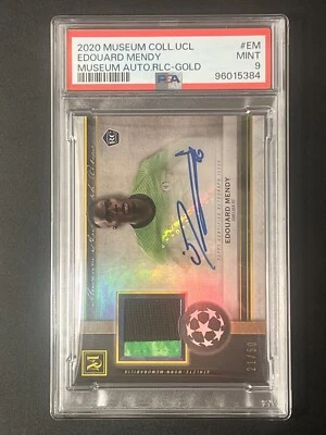 2020 Museum Collection UCL Edouard Mendy PSA 9 Auto Relic /50 - Image 1 of 3