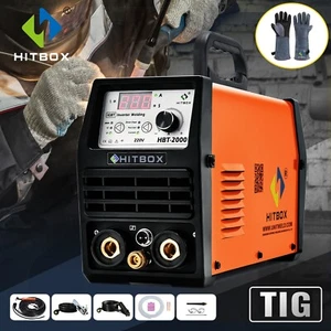 2IN1 TIG Welder Stick+Gloves 200Amp 110V 220V Inverter IGBT TIG Welding Machine - Picture 1 of 21