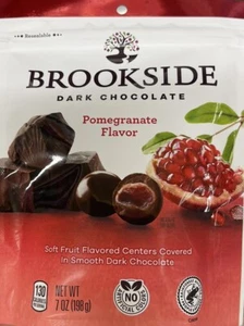 2 Packs Brookside Dark Chocolate Pomegranate and Fruit Flavors 7 OZ Each Pack - Picture 1 of 2