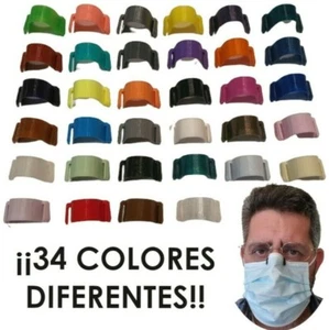 5 Pinzas anti vaho mascarilla,anti-fog,puente nariz,anti empañamiento,antivaho - Imagen 1 de 5