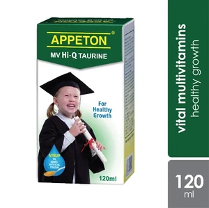 5 Bottle X APPETON Multivitamin Hi-Q TAURINE & DHA CHEWABLES 60's . - Picture 1 of 3