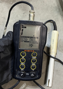 Hanna Instruments GroChek pH/EC/TDS/C Portable Meter w/Cal Check HI9813-61 Xxx