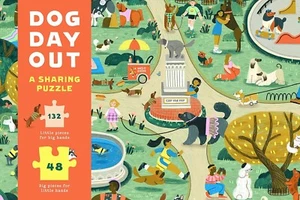 Dog Day Out 180 Piece Sharing Jigsaw Puzzle Laurence King New - Picture 1 of 3
