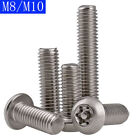 M8 M10 304 Stainless Steel Pin Tamper Torx Security Button Head Screws Bolts