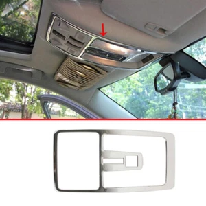 Chrome Titanium Front Reading Lamp Frame Cover 1pcs For Cadillac SRX 2010-2016 - Picture 1 of 8