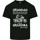 Grand-Père Grand-Mère Moto Motard Moto Homme Coton T-Shirt