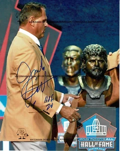 JIMBO COVERT SIGNED AUTOGRAPHED H.O.F. BUST 8x10 - Chicago Bears - PITT Panthers - Picture 1 of 2