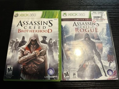 Assassins Creed Brotherhood And Rogue Lot Bundle Xbox 360 Tested And Working - Image 1 of 4