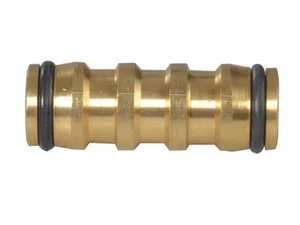 Faithfulll Brass 2-Way Hose Coupling 12.5mm (1/2in) FAIHOSEJOIN - Picture 1 of 3