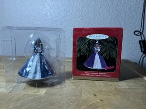 African American BARBIE as The Millenium Princess Hallmark Keepsake 1999 NIB - Picture 1 of 3