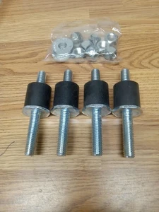 4 Pezzi M10 Gomma Antivibrazione Isolatore Supporti Camion Serbatoio Supporto Ammortizzatore...  - Foto 1 di 8