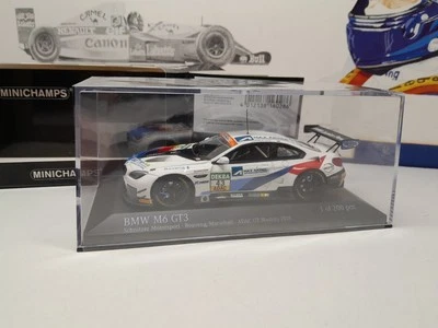 MINICHAMPS /2018 ADAC GT  - BMW M6 GT3 #43 SCHNITZER  - 1/43 SCALE MODEL CAR - Image 1 of 4