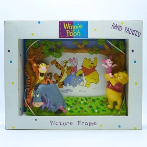 Disney Winnie the Pooh Hand‑Painted Picture Frame – 6x4 - New & Sealed - Genuine - Picture 1 of 4