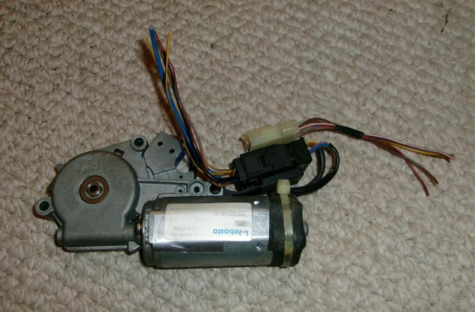 BMW 525i E34 1989-95 OEM techo corredizo motor con coletas OE # 1378645,0 Foto 1 de 4