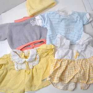 Cabbage Patch kids clothing outfits top dress sweatshirt hat for REPAIR Vintage - Picture 1 of 17
