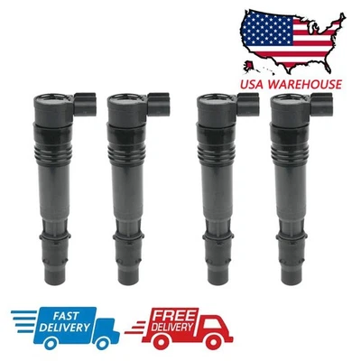 4pcs Ignition Coils 129700-4510 For Honda  CBR900RR CBR600RR CBR929RE/RR US - Image 1 of 4