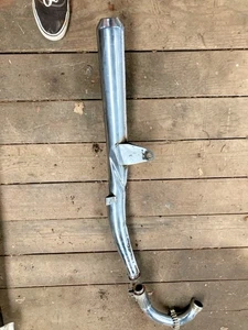 Original Suzuki Gt380 Exhaust RHS Inner + Centre downpipe used 4 restoration. - Picture 1 of 8