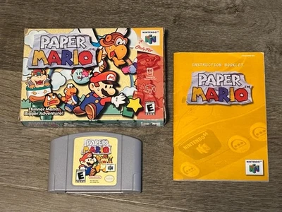 Бумага Mario Nintendo 64 N64 полный комплект в коробке подлинный хорошее состояние товара - Изображение 1 из 4