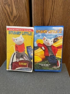 Stuart Little 1 and 2 (VHS Bundle, Clamshell) Tested and works! - Picture 1 of 11