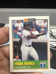 1993 Duracell Power Players I #2 Frank Thomas Hall Of Fame - Bild 1 von 2