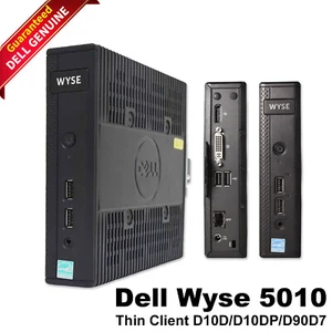 Véritable sans fil Dell Wyse 5010 Dx0D D10D T48E DC 1,4 GHz DDR3 FTHP3 + appareil uniquement - Photo 1/11
