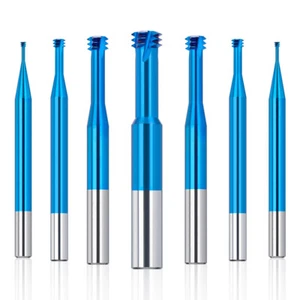 XCAN VHM Gewindefräser Gewindewirbler 3 Zähne M1-M12 60 Grad für Stahl Kupfer Al - Bild 1 von 22