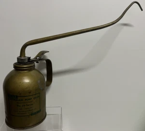 Eagle Hydraulic Pump Oiler 13" LONG Spout Metal *Complete* 1 QT USA No 29 Series - Picture 1 of 19