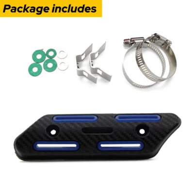 Protector universal silenciador térmico protector tubo medio escape moto Foto 1 de 4