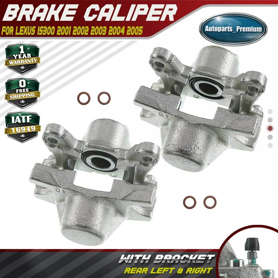 Par de pinzas de freno traseras para Lexus IS300 2001-2005 L6 3,0 L base modelo Sportcross Foto 1 de 4