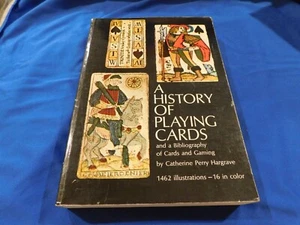 HISTORY of PLAYING CARDS by Catherine Perry Hargrave DOVER 1966 Gaming - Imagen 1 de 5