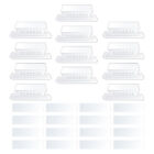 100pcs Folder Tabs Hanging File Inserts File Folder Labels Plastic Hanging File