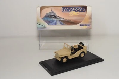A52 1:43 PARADCAR MOMACO P162 P 162 PEUGEOT 203 JEEP 1953 TAN MIB - Photo 1/4