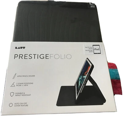 New LAUT Prestige Folio Black for Apple iPad  7th Generation 8th Generation 10.2 - Image 1 of 4