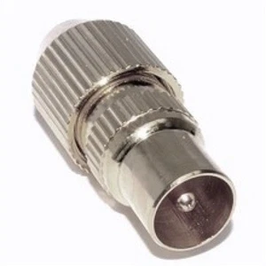 20 x RF KOAXIAL STECKER STECKER IEC TV LUFTSTECKER NICKEL KOAX MAIL (ARIEL ARIAL) - Bild 1 von 2