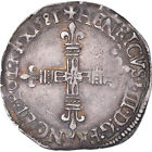 [#1044331] Mint, France, Henry III, 1/4 ecu with the cross face, 1581, Nante