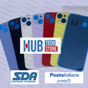 BACK COVER SCOCCA POSTERIORE BIG HOLE VETRO PER IPHONE 14 - 14 PLUS - Imagen 1 de 7