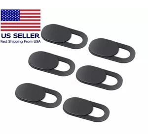 6 PCS WebCam Cover Slide Camera Privacy Security Protect Sticker Phone Laptop - Picture 1 of 6