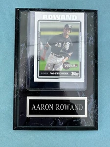 Chicago White Sox Baseball Card Plaque 2005 World Series Champions Aaron Rowand - Picture 1 of 1