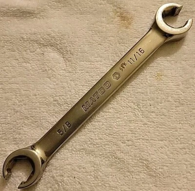 Matco Tools RF2026A 5/8" x 11/16" Flare Nut Wrench USA  - Image 1 of 2