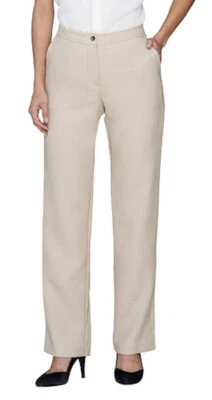 Linea by Louis Dell'Olio Fly Front Pants Regular Fit 28W A233852 Black NWT - Image 1 of 4