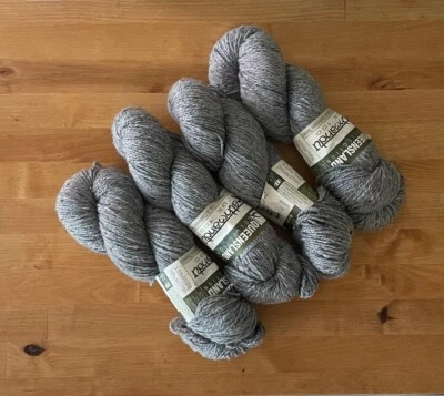 Kathmandu DK 100 Seashell Grey 100 g X 4 Merino Wool Silk Cashmere Tweed Yarn - Image 1 of 2