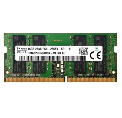 New Hynix 16GB DDR4 2666MHz PC4-21300 2RX8 SODIMM Memory Ram HMA82GS6CJR8N - Image 1 of 4