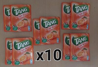 Expédié A Partir Du 01/09 Lot De 10 Sachets De Tang Goût Orange • 12.95€