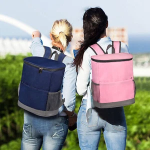 Insulated Cooler Backpack Leak Proof Cooler Bag Outdoor Portable Thermal Bag - Picture 1 of 27